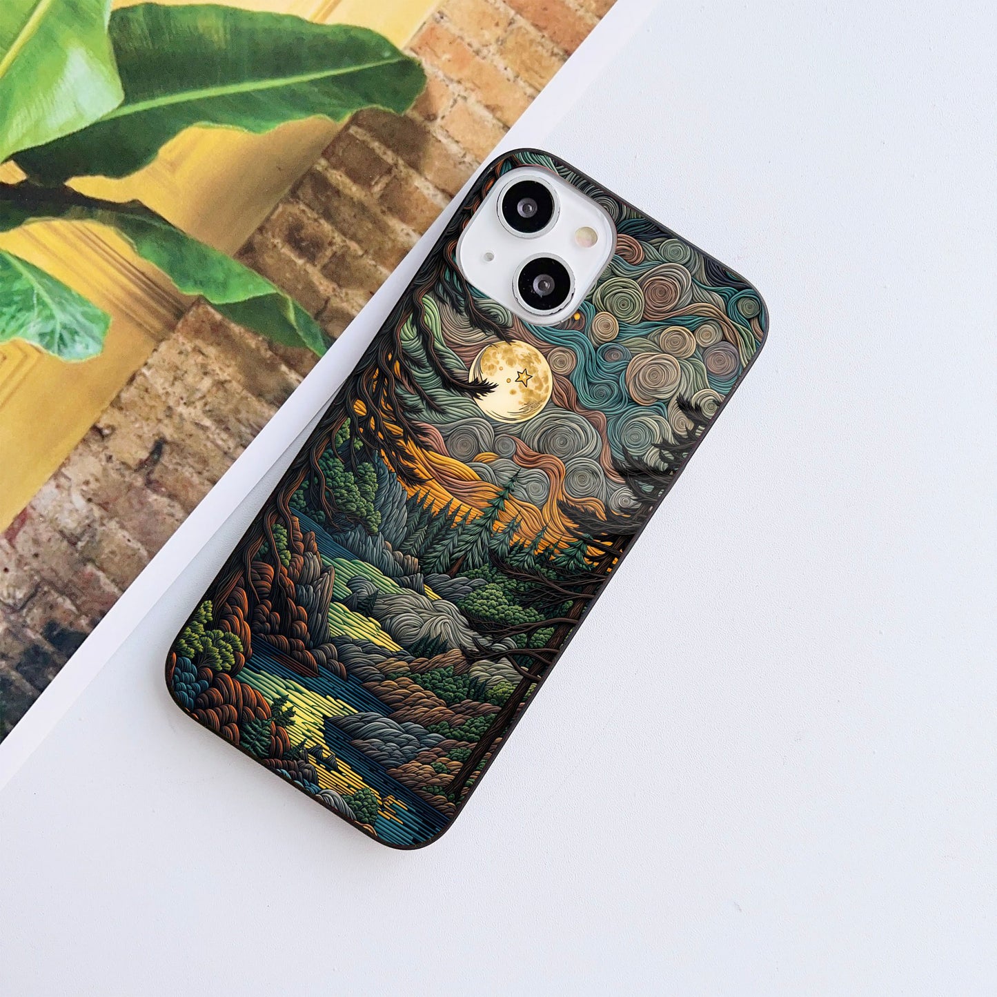 Jungle Luxe Glass Case Mobile Cover