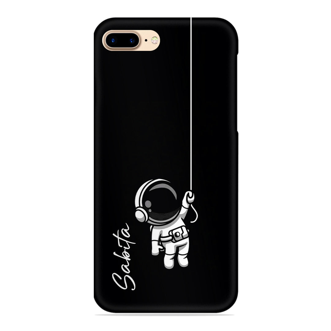 Astronaut Customize Name Slim Case For iPhone