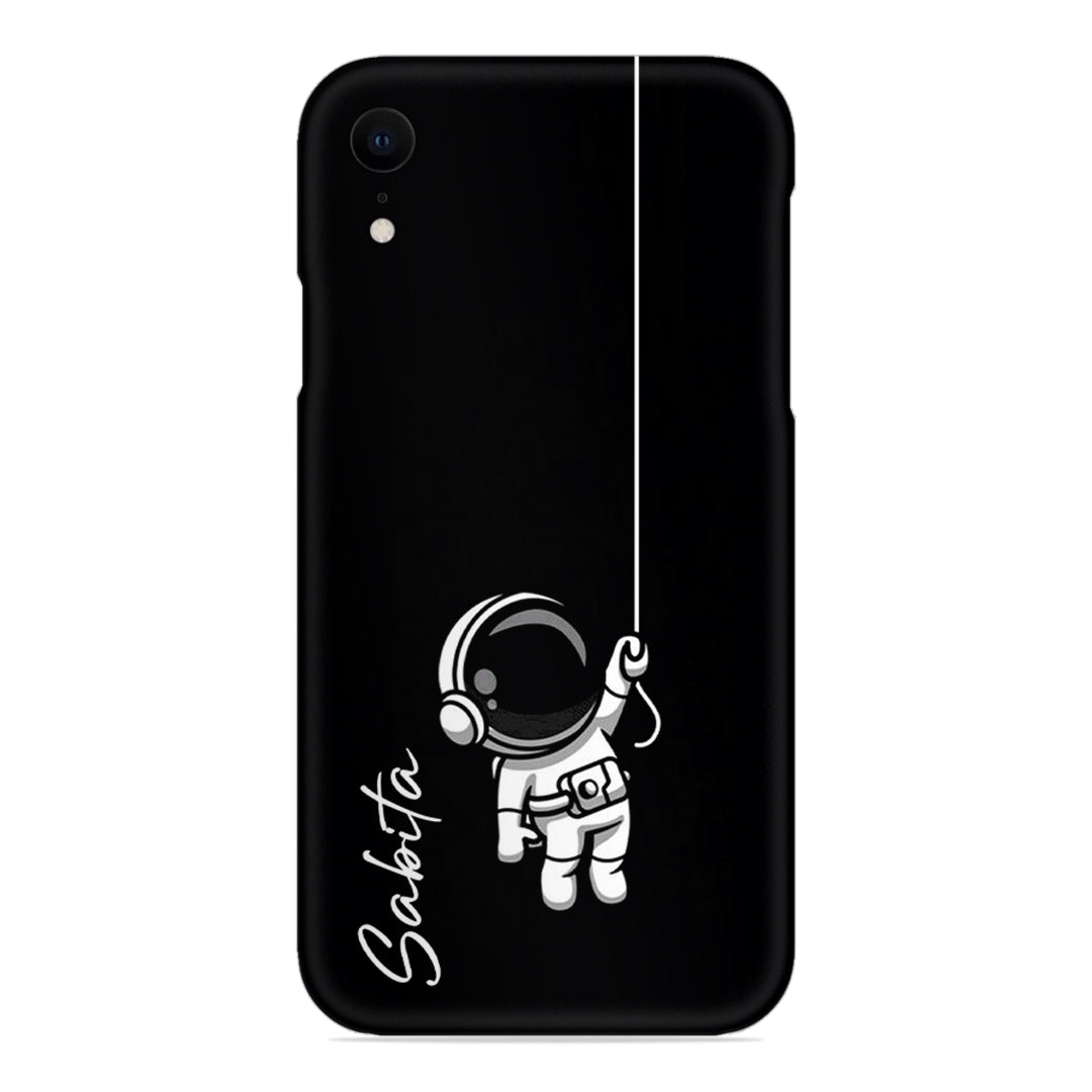 Astronaut Customize Name Slim Case For iPhone