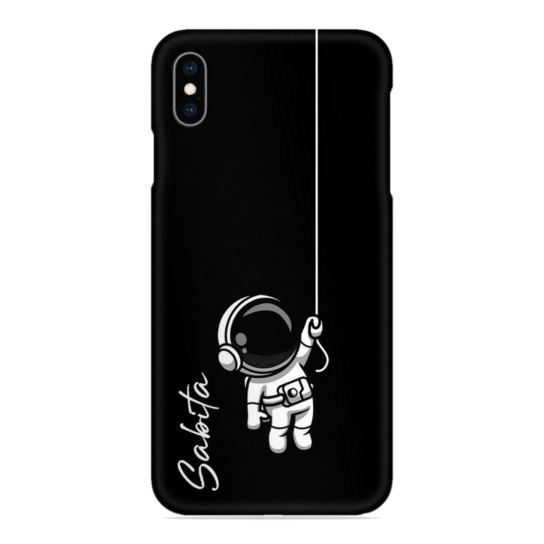 Astronaut Customize Name Slim Case For iPhone