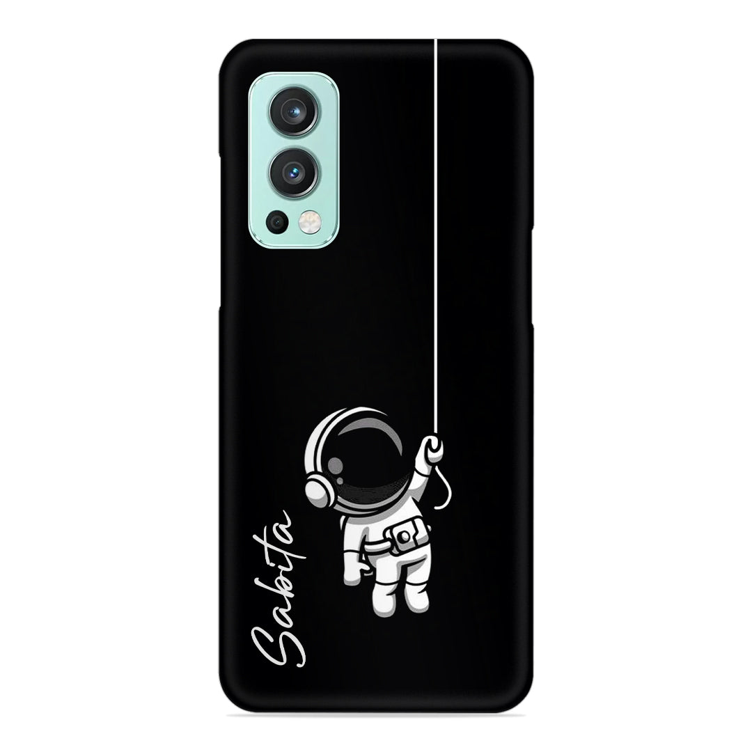 Astronaut Customize Name Slim Case For OnePlus