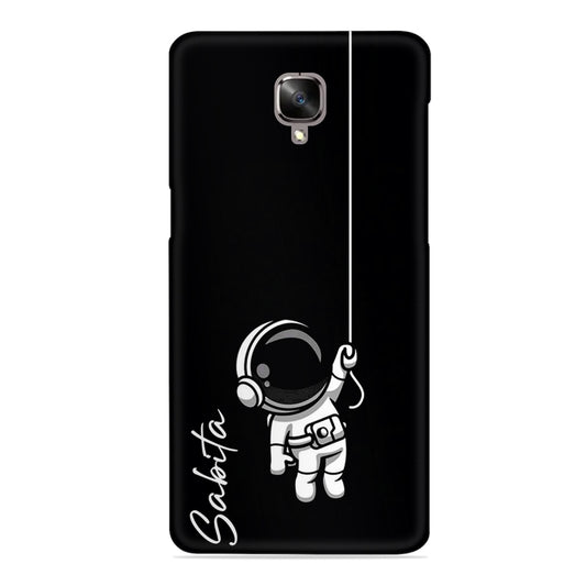 Astronaut Customize Name Slim Case For OnePlus