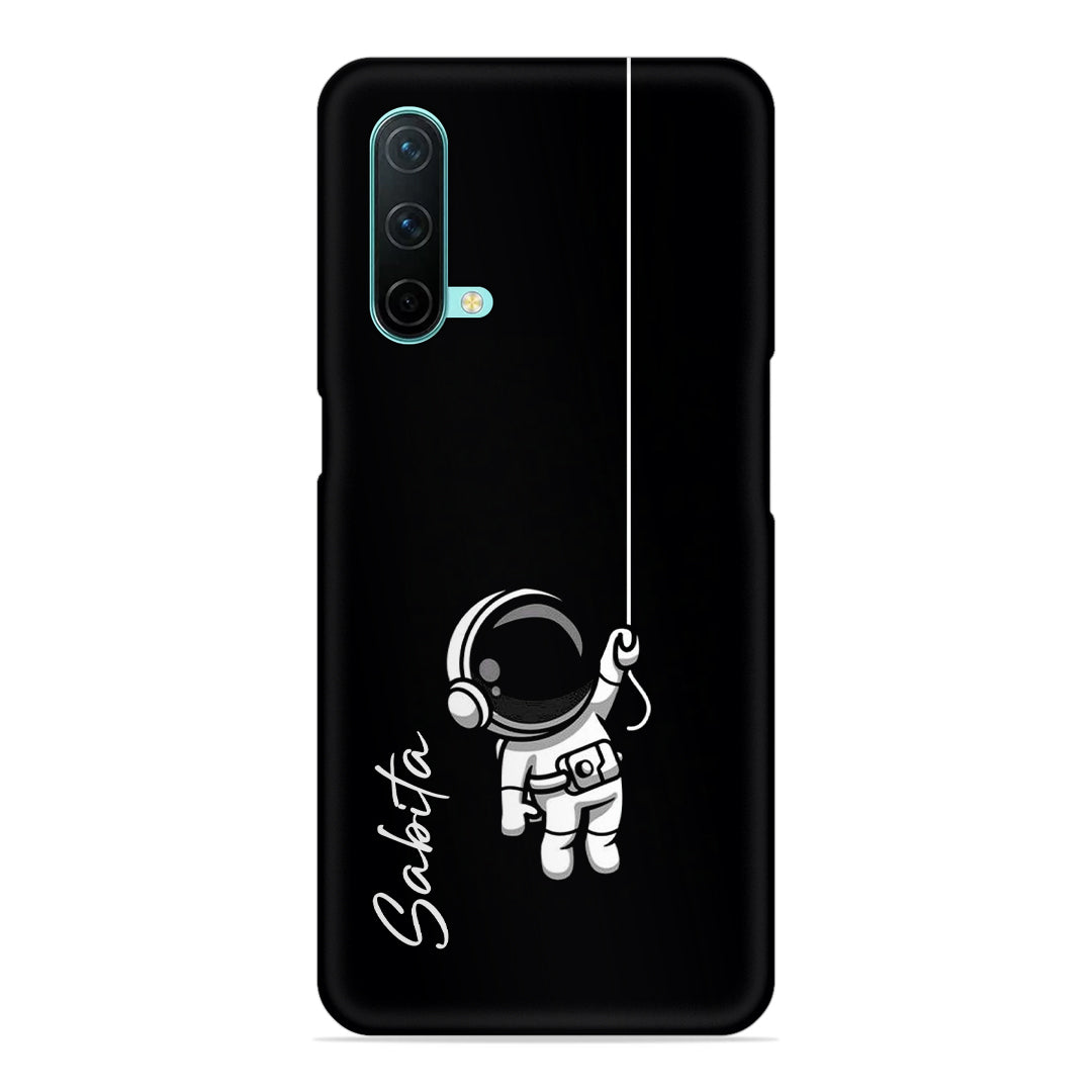 Astronaut Customize Name Slim Case For OnePlus