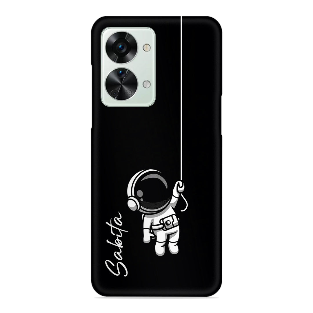 Astronaut Customize Name Slim Case For OnePlus