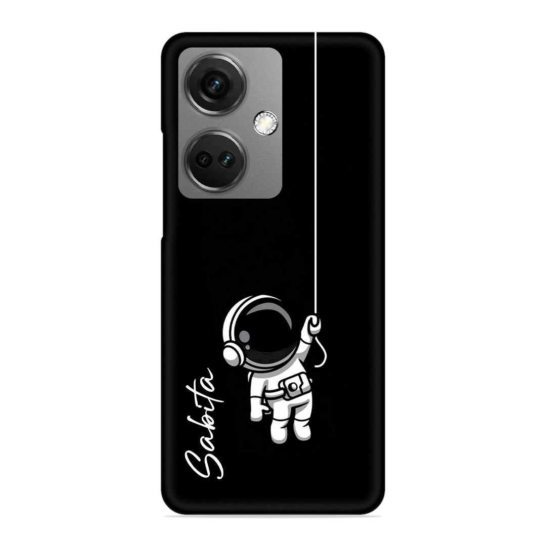 Astronaut Customize Name Slim Case For OnePlus