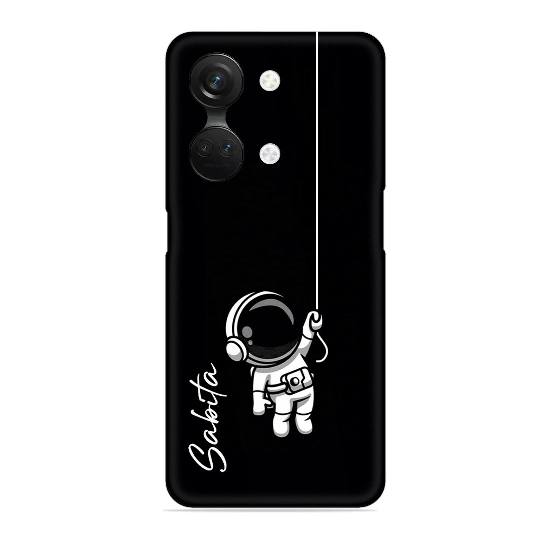 Astronaut Customize Name Slim Case For OnePlus