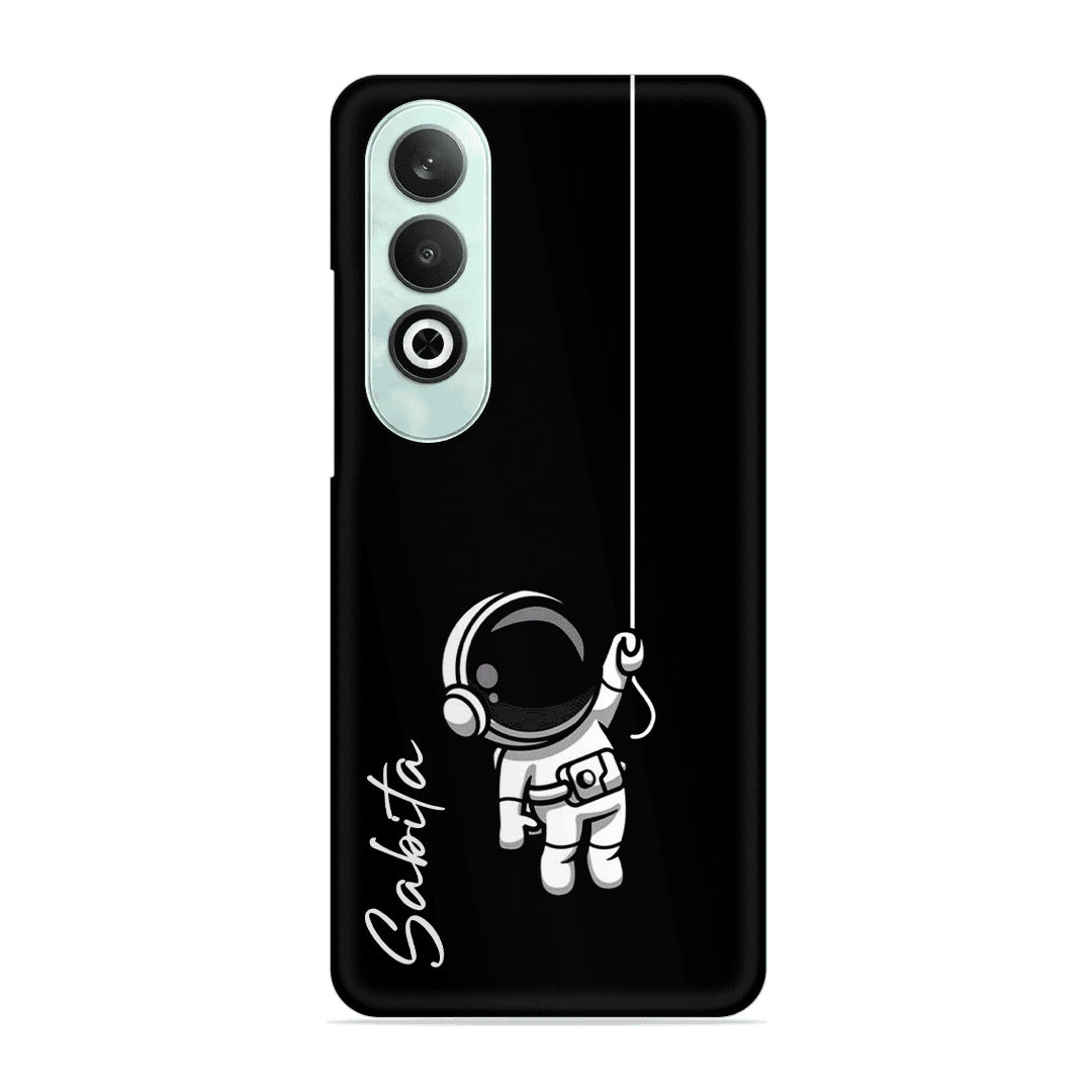 Astronaut Customize Name Slim Case For OnePlus