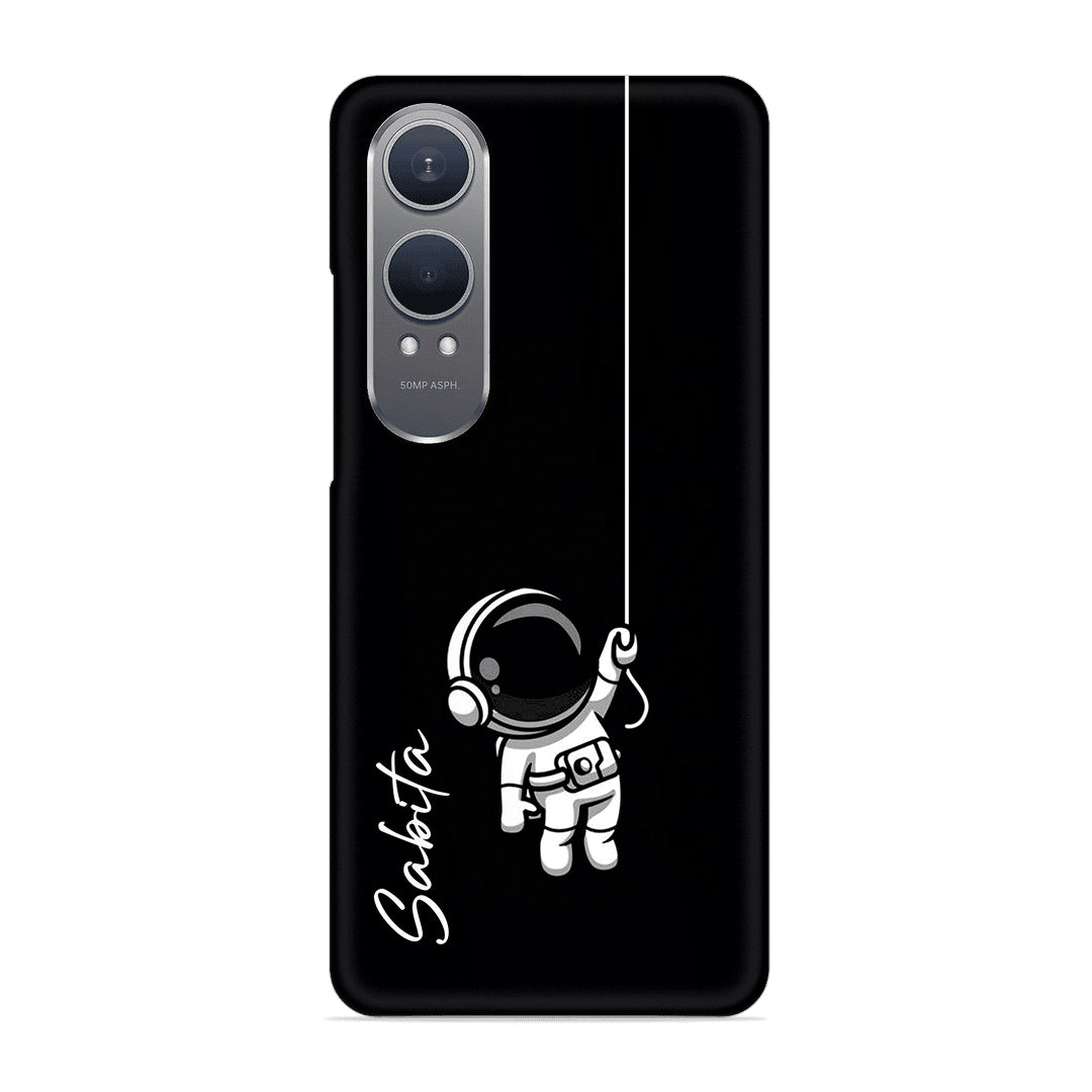 Astronaut Customize Name Slim Case For OnePlus