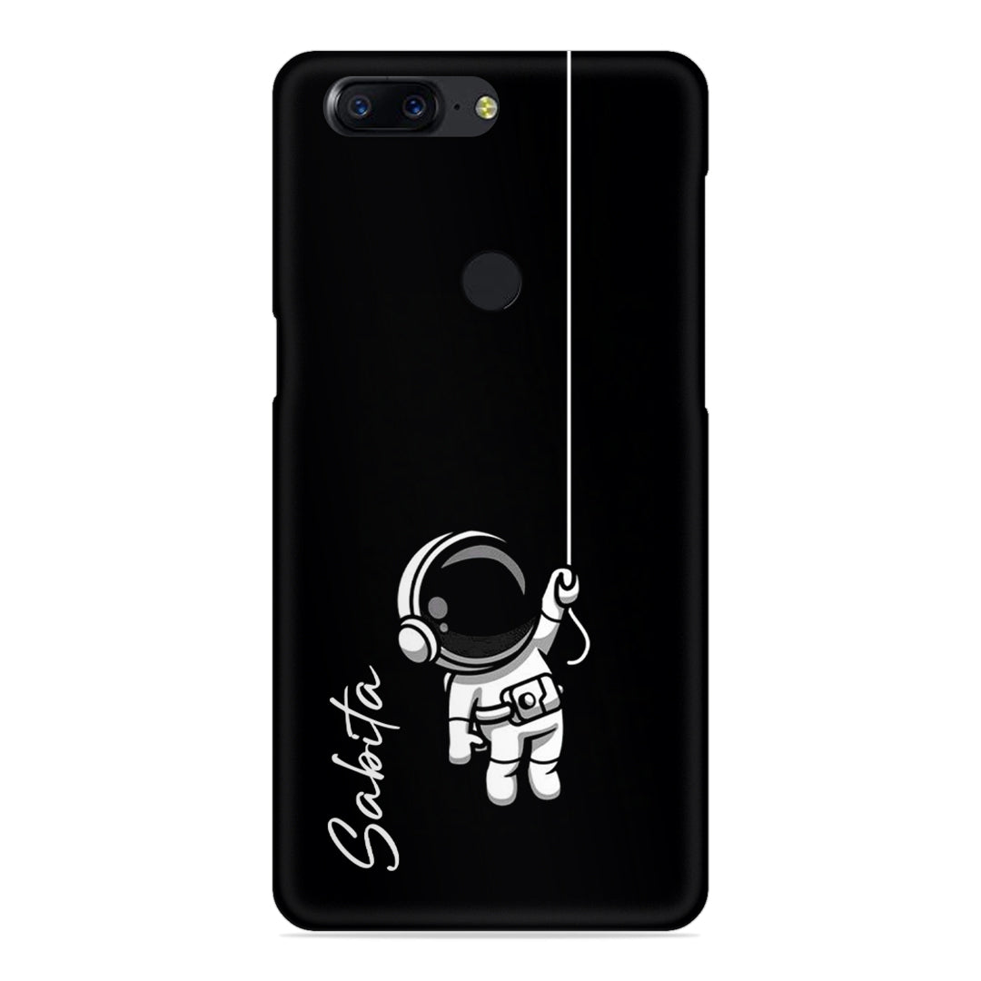 Astronaut Customize Name Slim Case For OnePlus