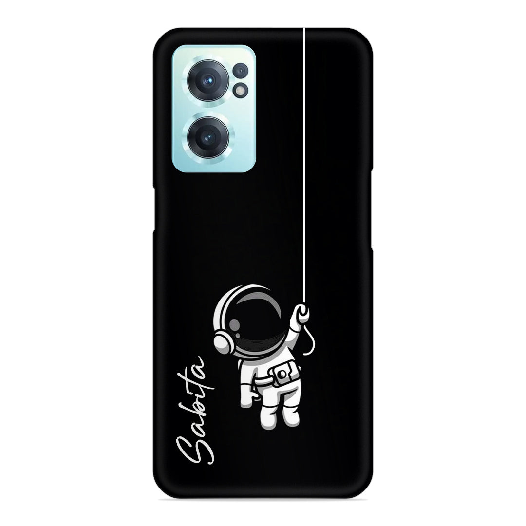 Astronaut Customize Name Slim Case For OnePlus