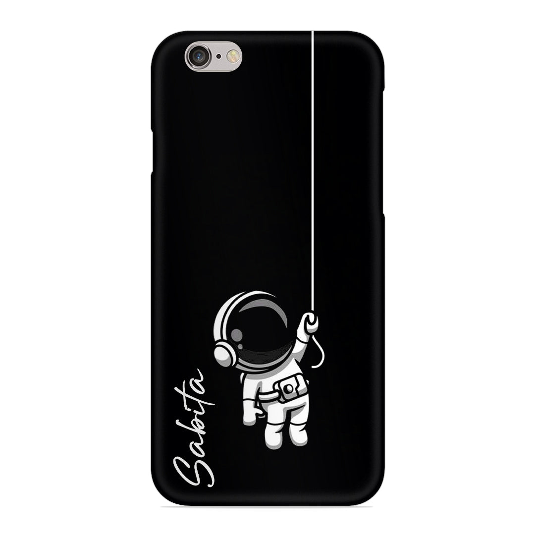 Astronaut Customize Name Slim Case For iPhone