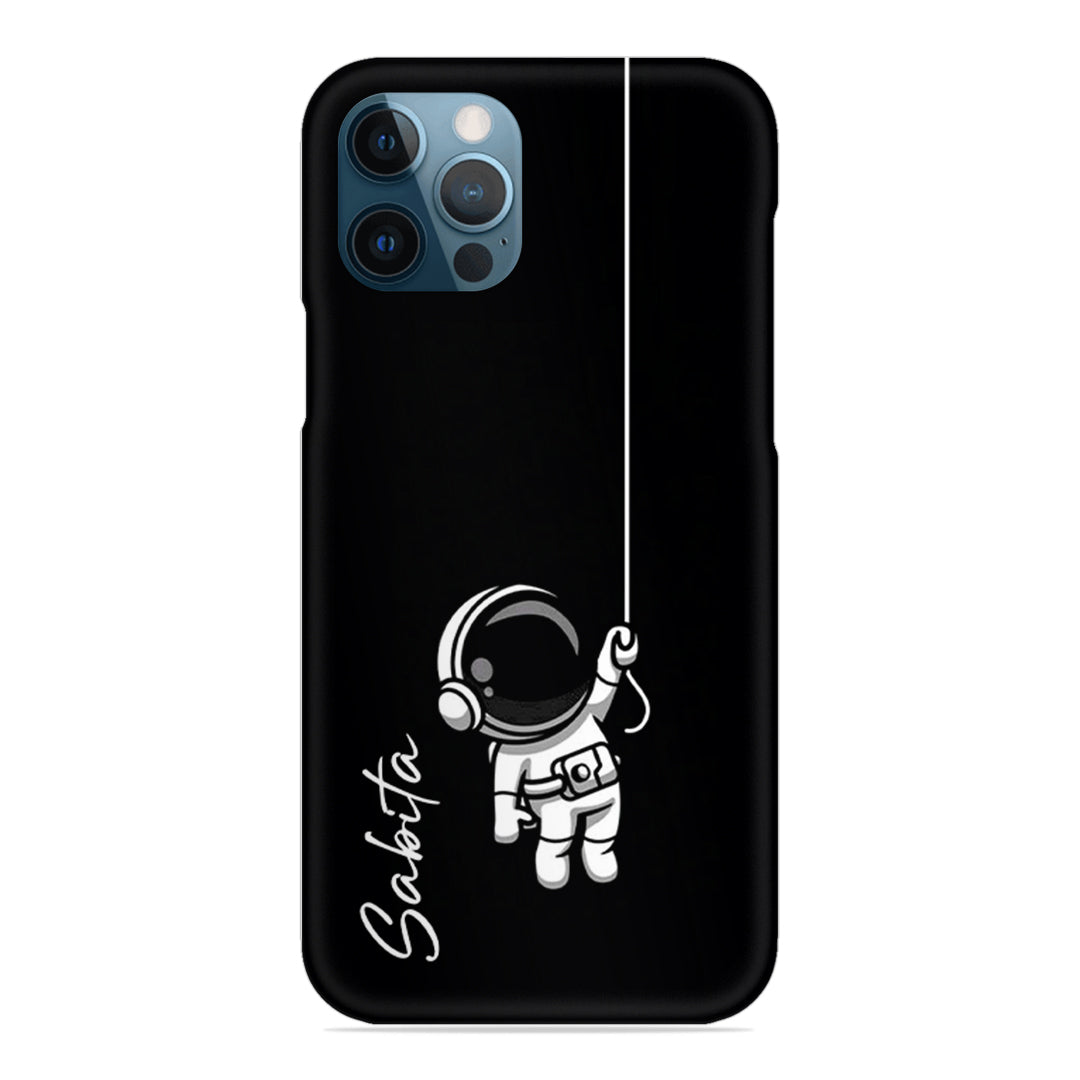 Astronaut Customize Name Slim Case For iPhone