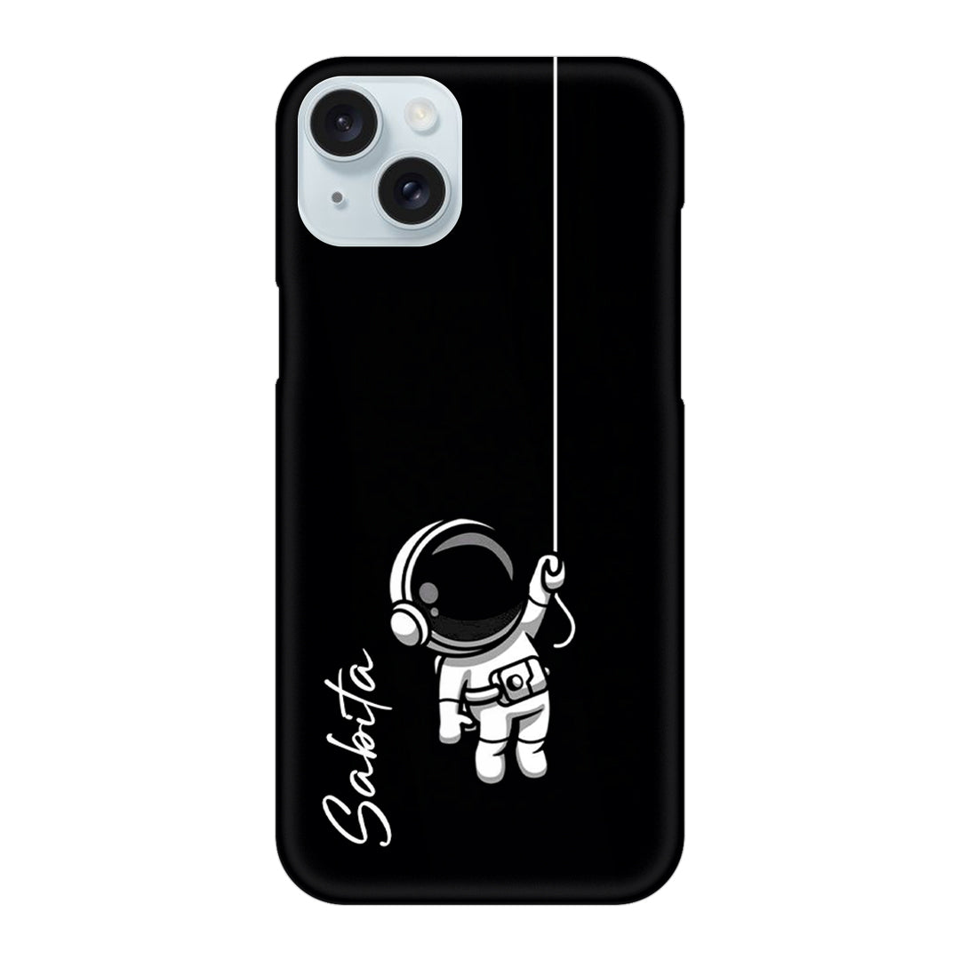 Astronaut Customize Name Slim Case For iPhone