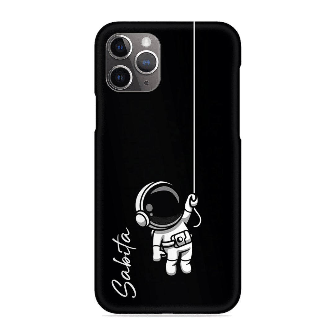 Astronaut Customize Name Slim Case For iPhone