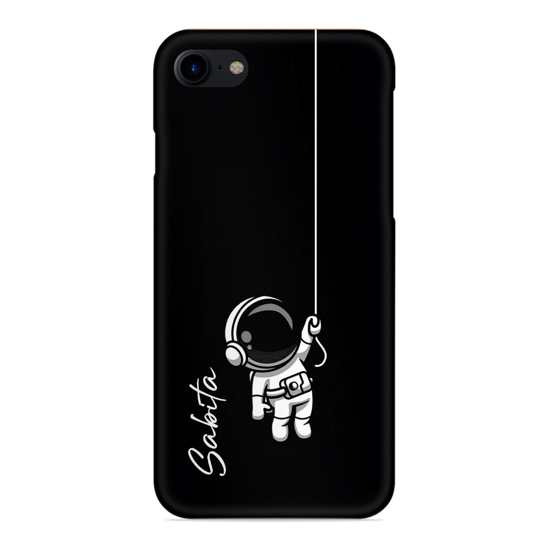 Astronaut Customize Name Slim Case For iPhone