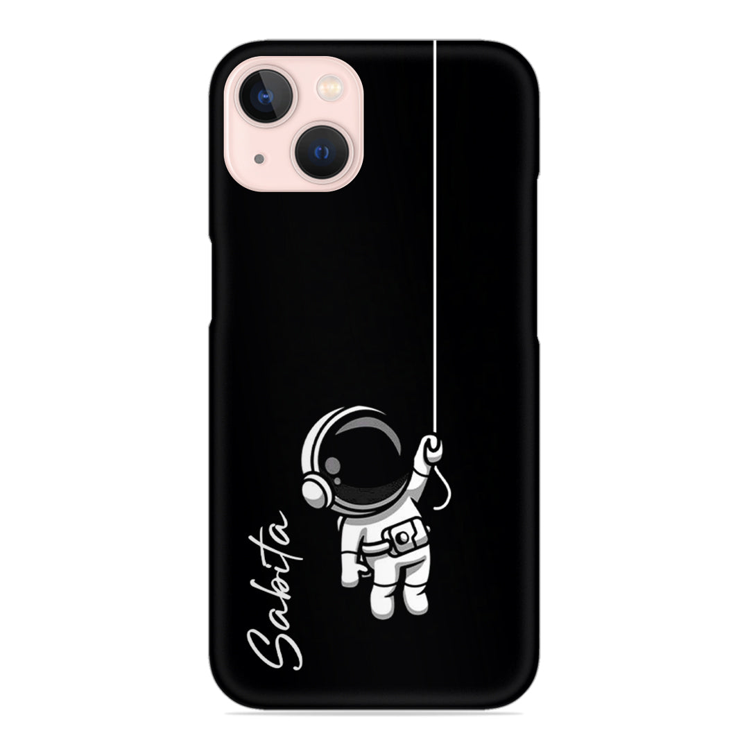 Astronaut Customize Name Slim Case For iPhone