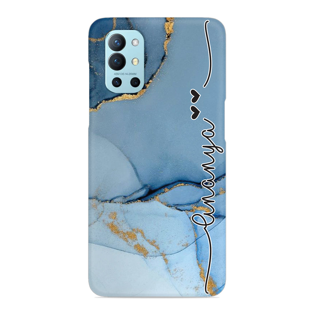 Marble Print Customize Name Slim Case For OnePlus