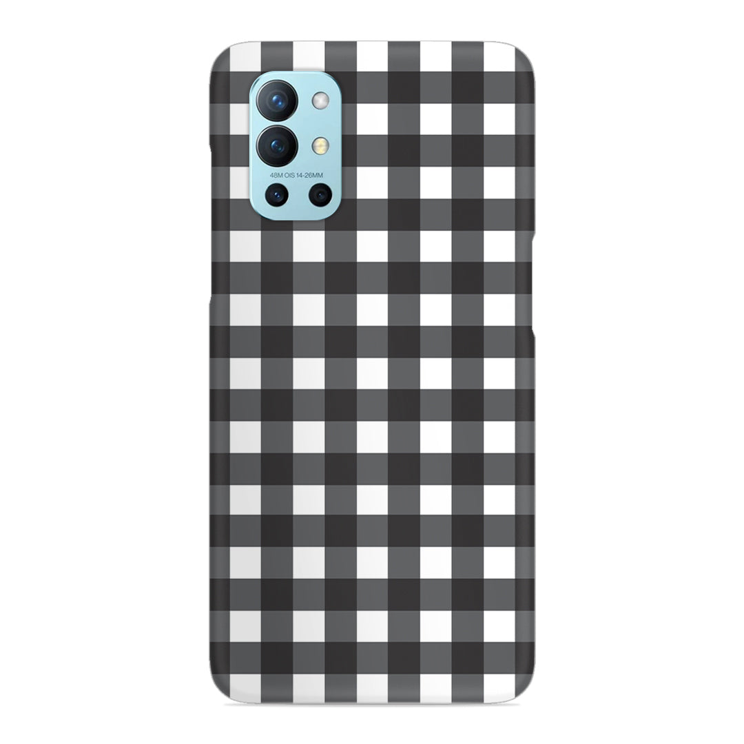 Black Check Slim Case For OnePlus