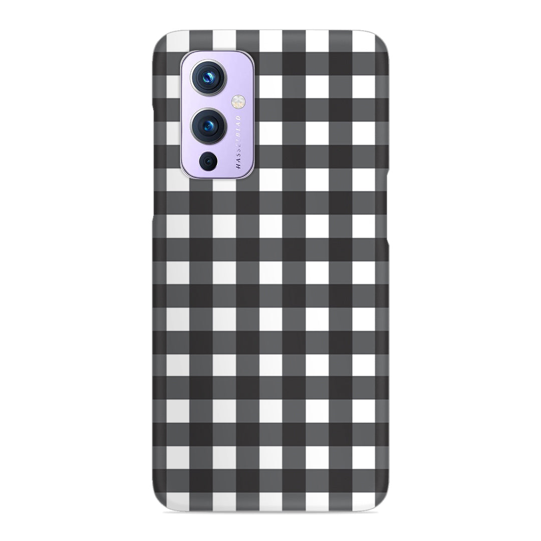 Black Check Slim Case For OnePlus