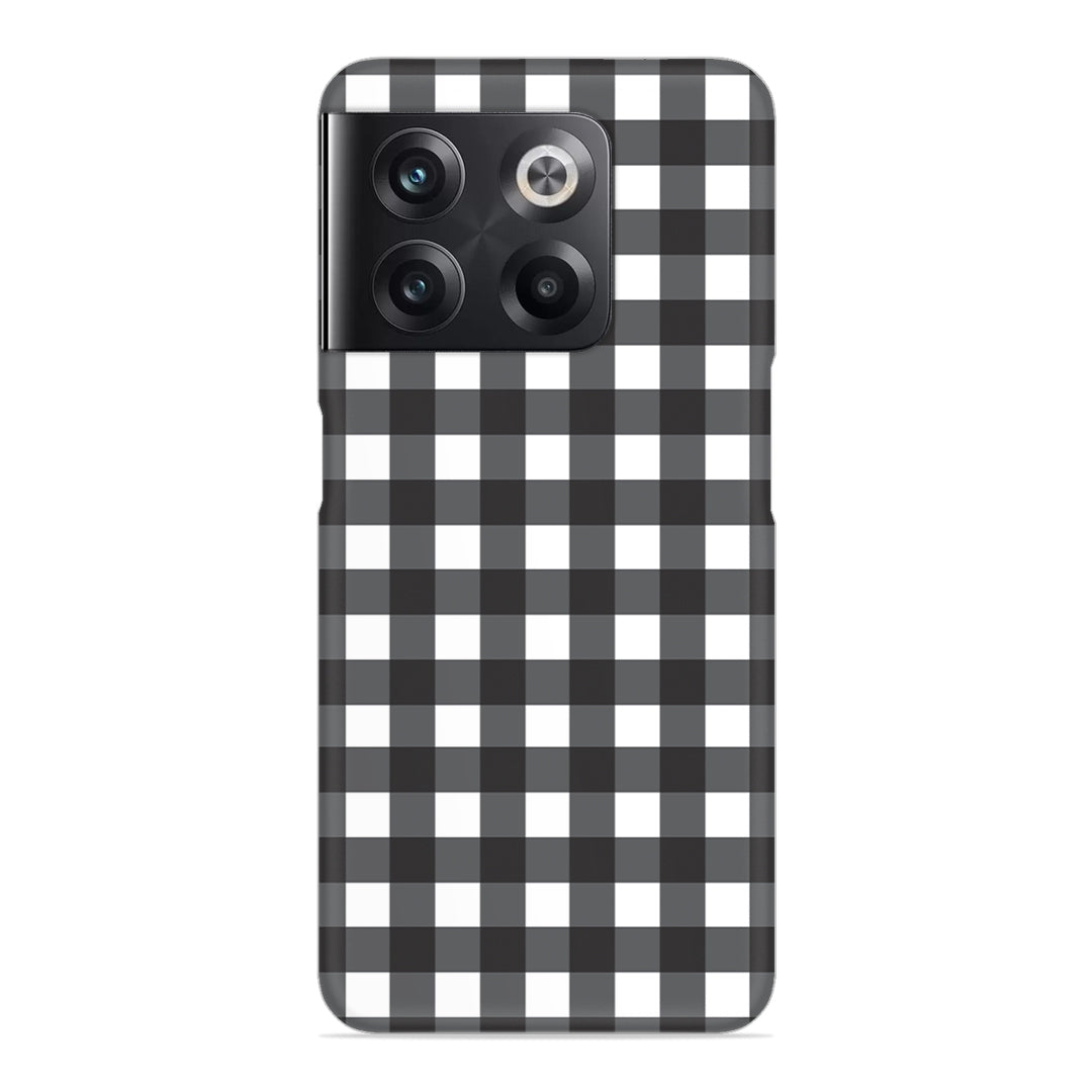 Black Check Slim Case For OnePlus