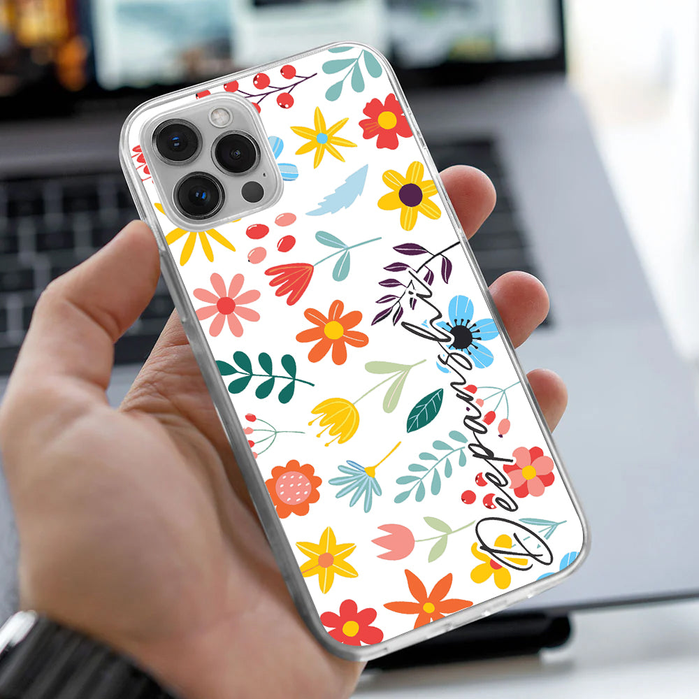 Blooming Joy Customize Silicon Mobile Cover