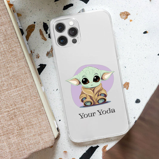 Baby Yoda Customize Silicon Mobile Cover