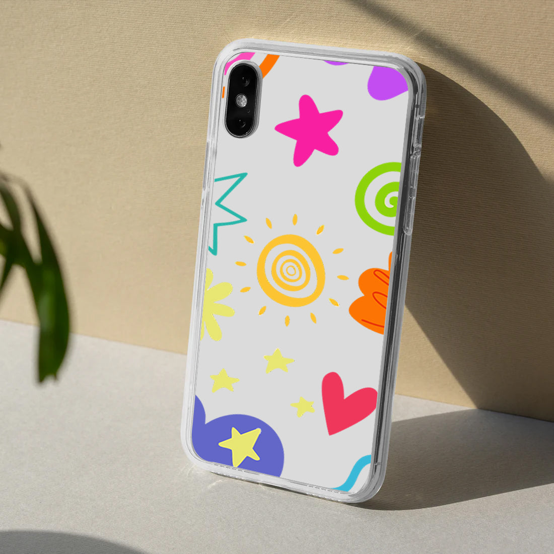 Happy Doodles Customize Silicon Mobile Cover