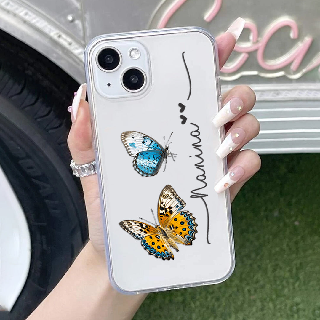 Butterflies Customize Silicon Mobile Cover