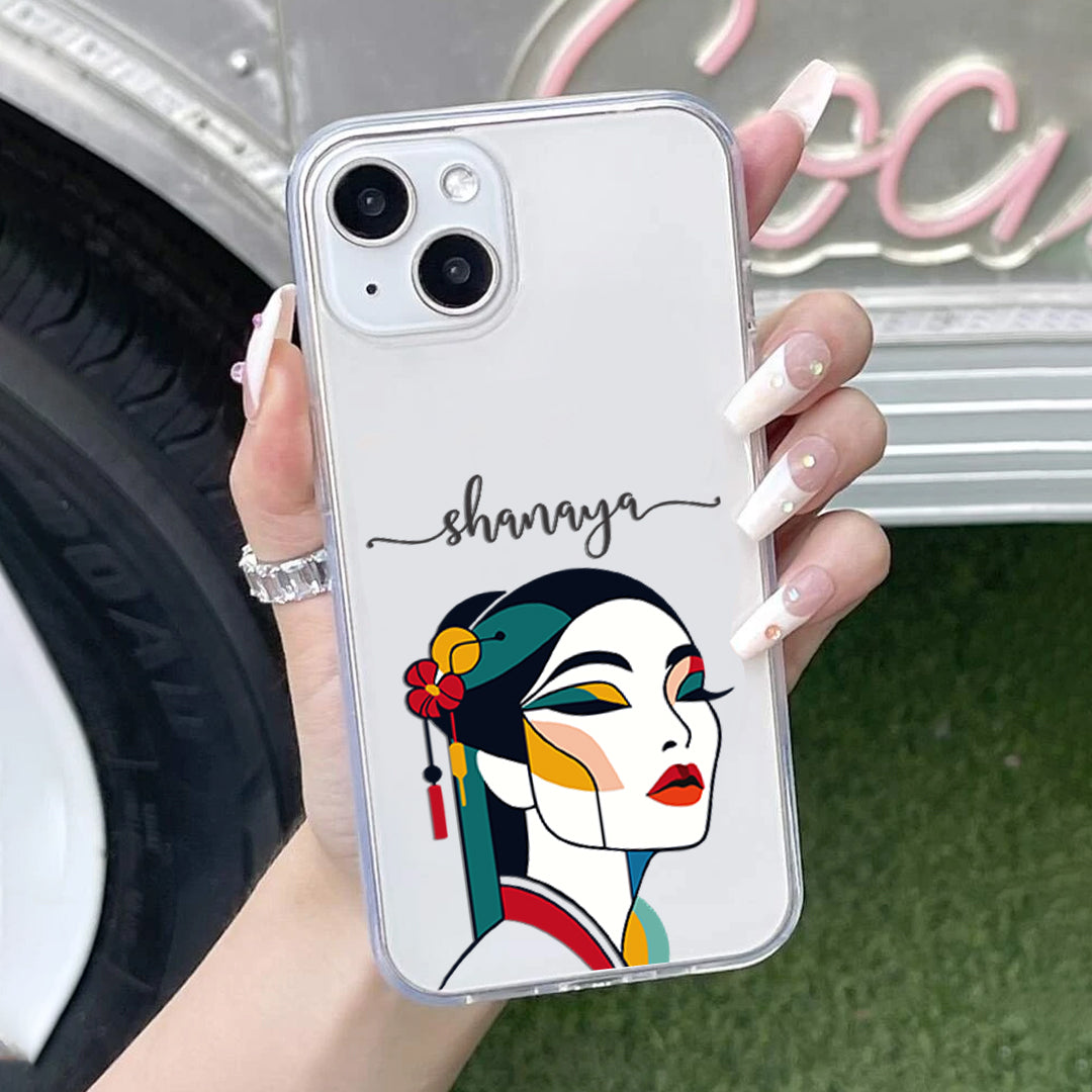 Geisha Lady Customize Silicon Mobile Cover