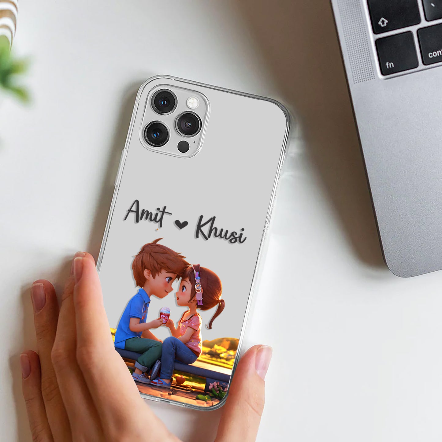 Sweet Love Customize Silicon Mobile Cover