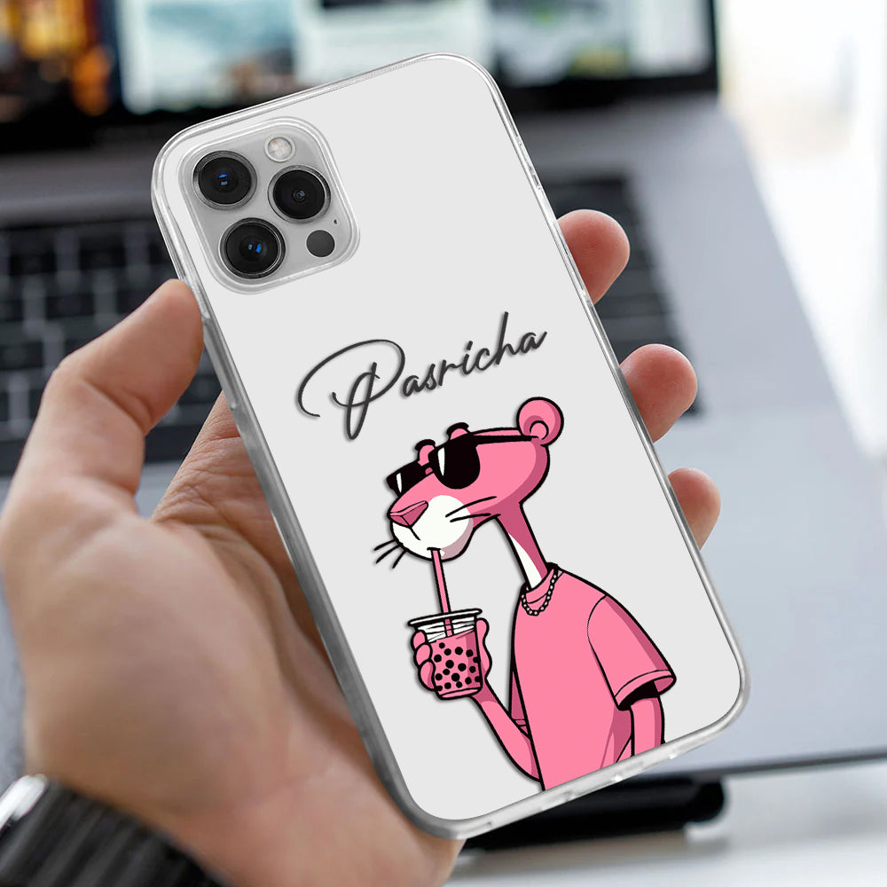 Pink Panther Customize Silicon Mobile Cover