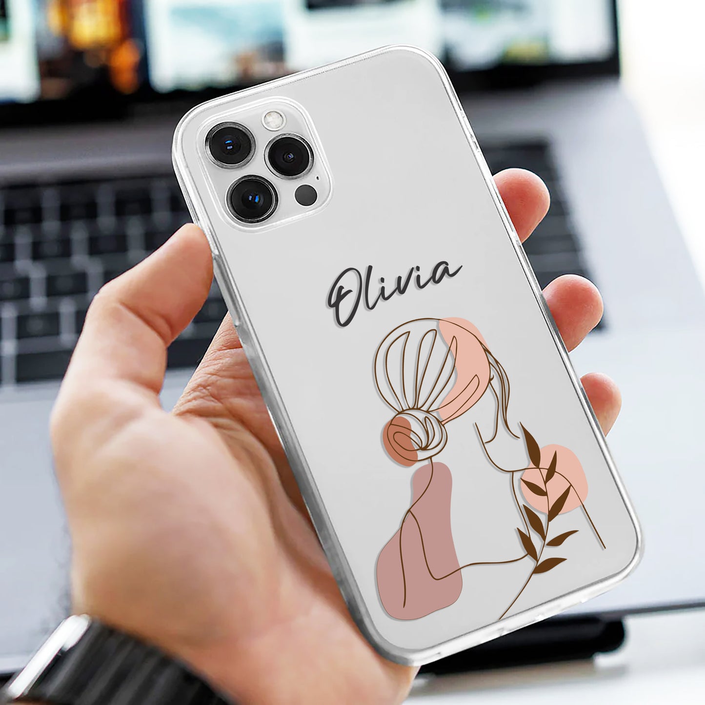 Bohemian Lady Customize Silicon Mobile Cover