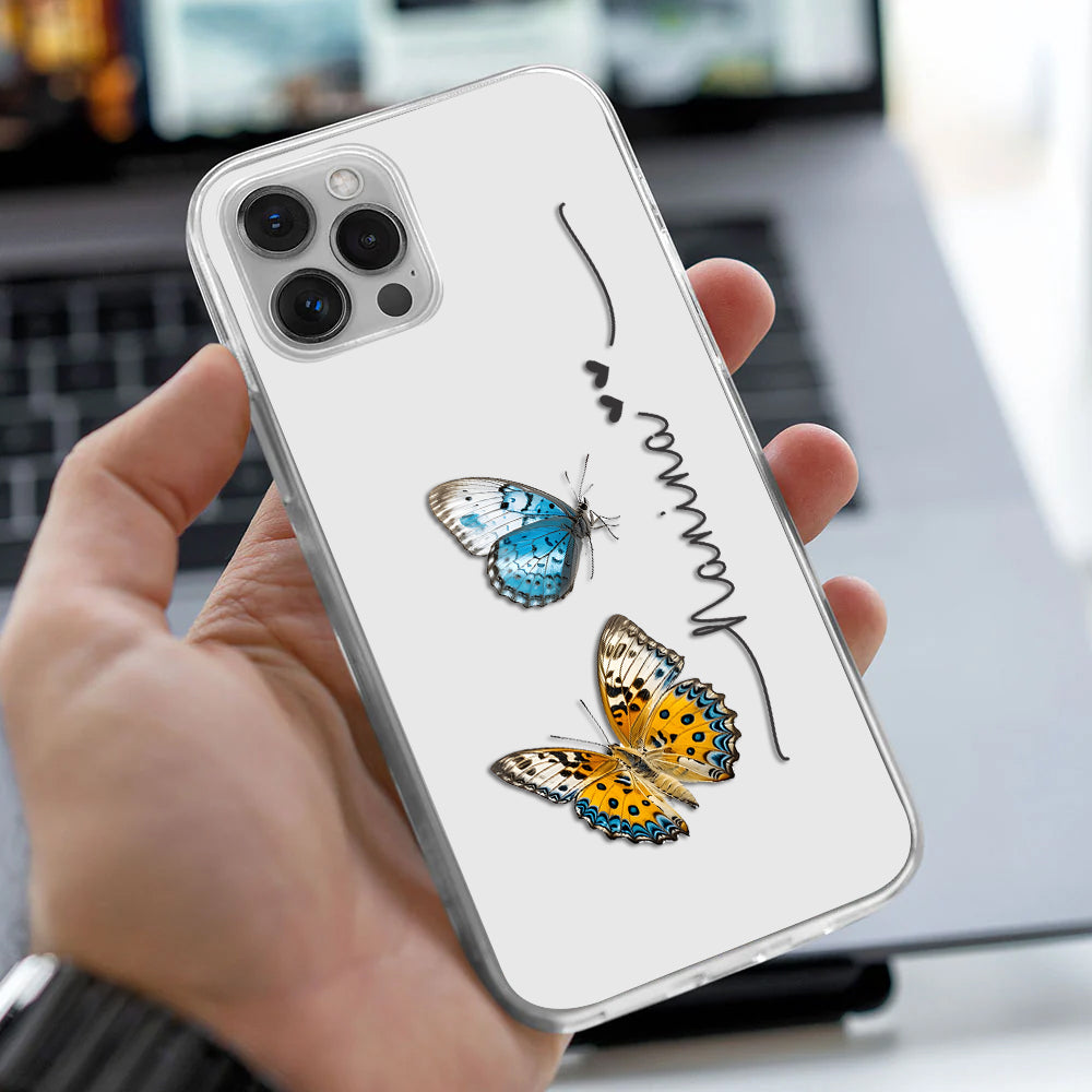 Butterflies Customize Silicon Mobile Cover