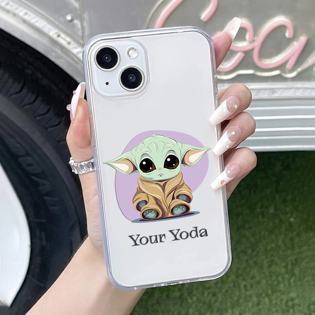 Baby Yoda Customize Silicon Mobile Cover