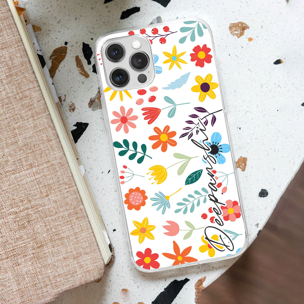 Blooming Joy Customize Silicon Mobile Cover