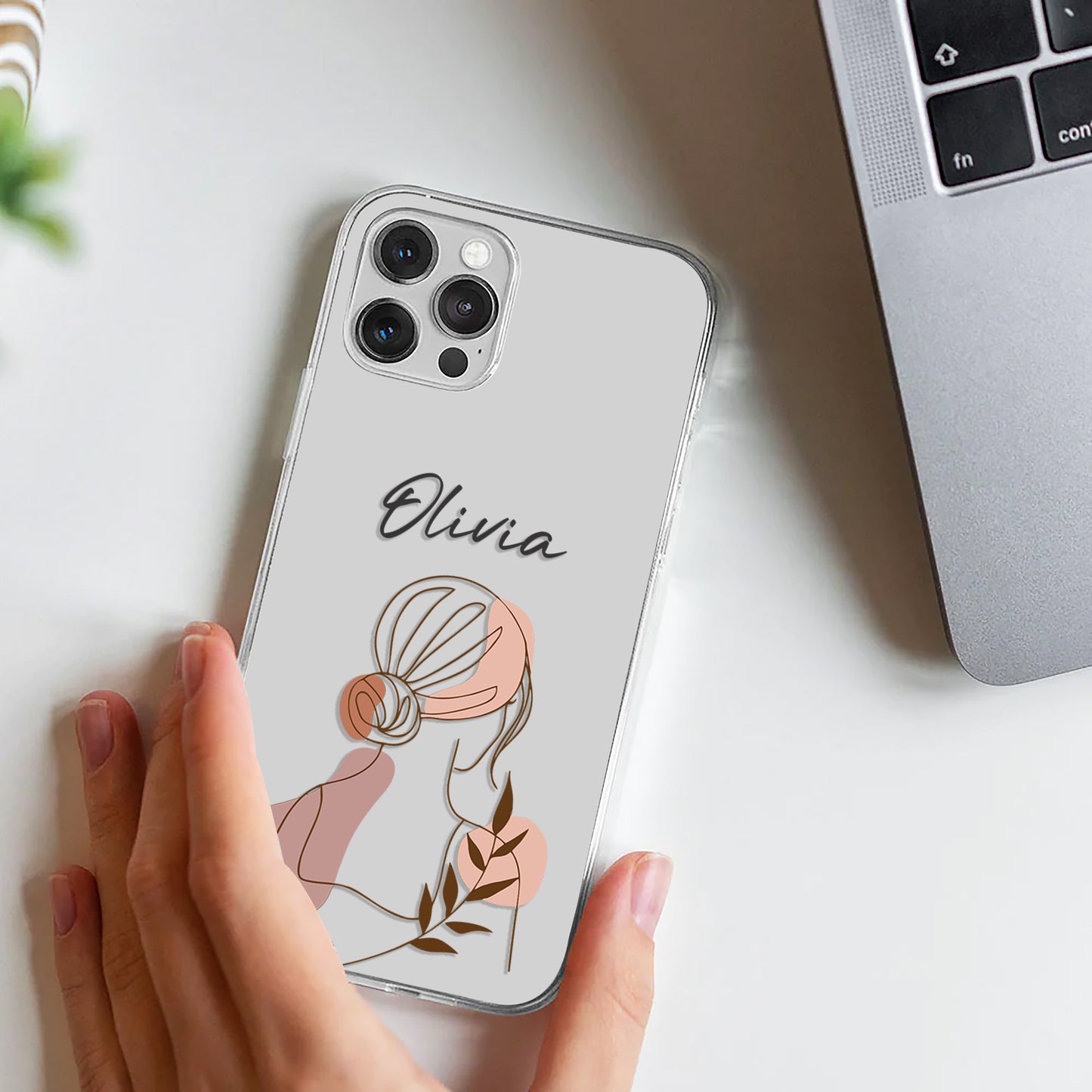 Bohemian Lady Customize Silicon Mobile Cover