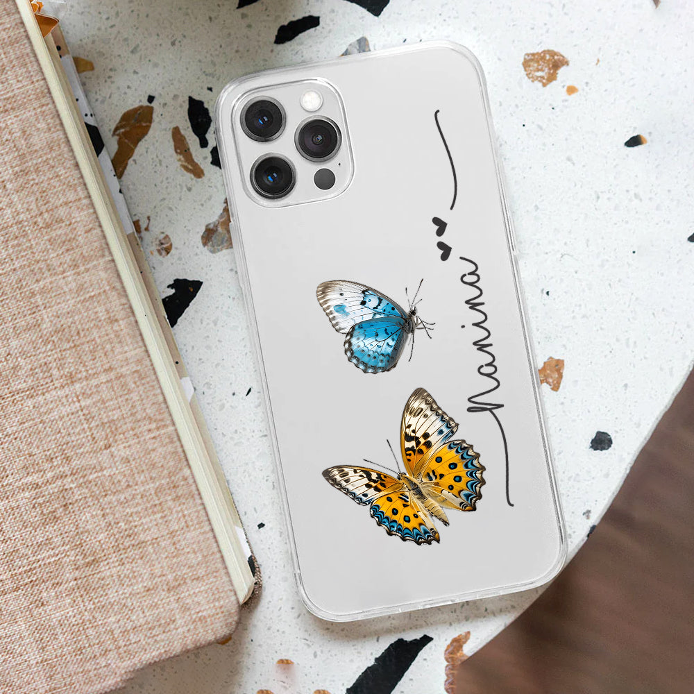 Butterflies Customize Silicon Mobile Cover